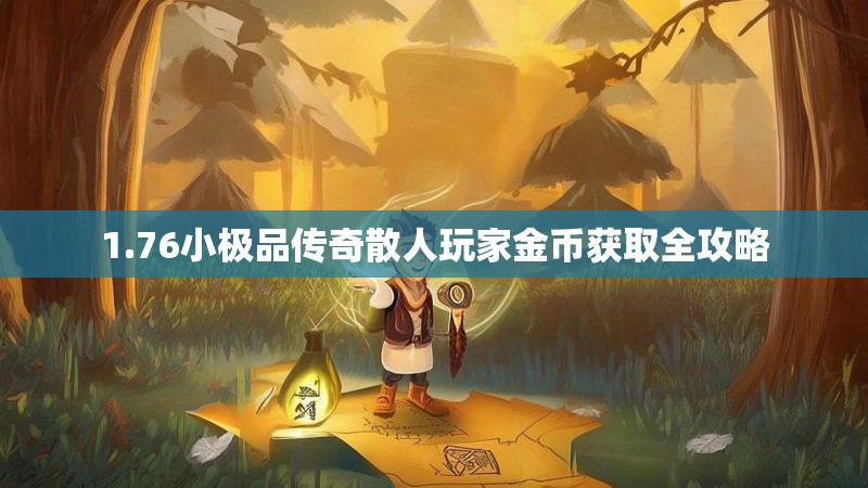 1.76小极品传奇散人玩家金币获取全攻略