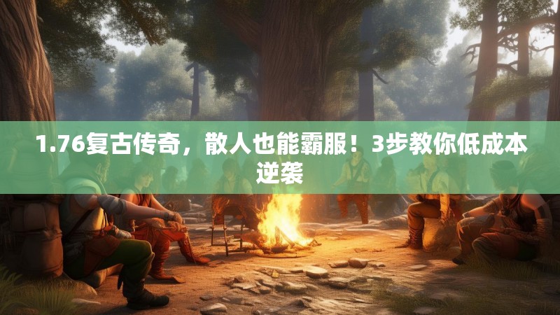 1.76复古传奇，散人也能霸服！3步教你低成本逆袭