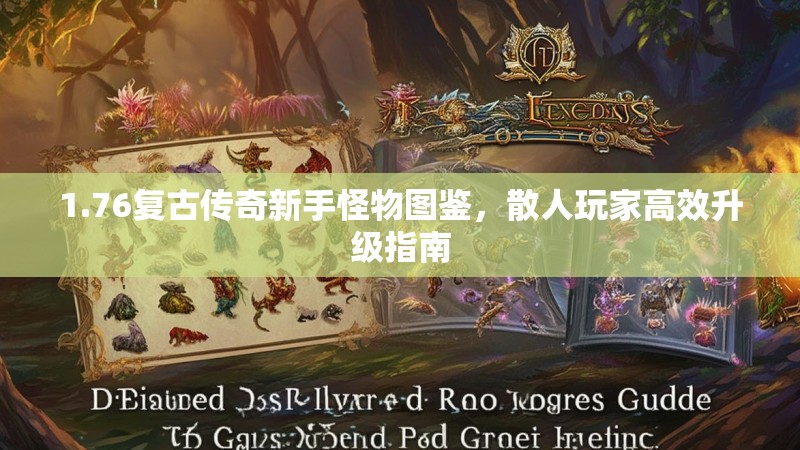 1.76复古传奇新手怪物图鉴,散人玩家高效升级指南