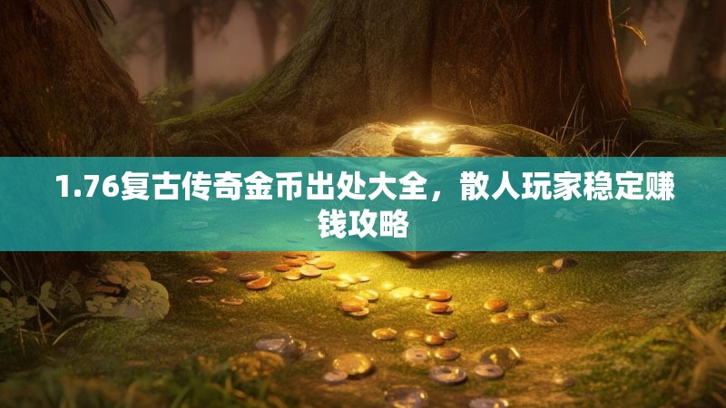 1.76复古传奇金币出处大全,散人玩家稳定赚钱攻略