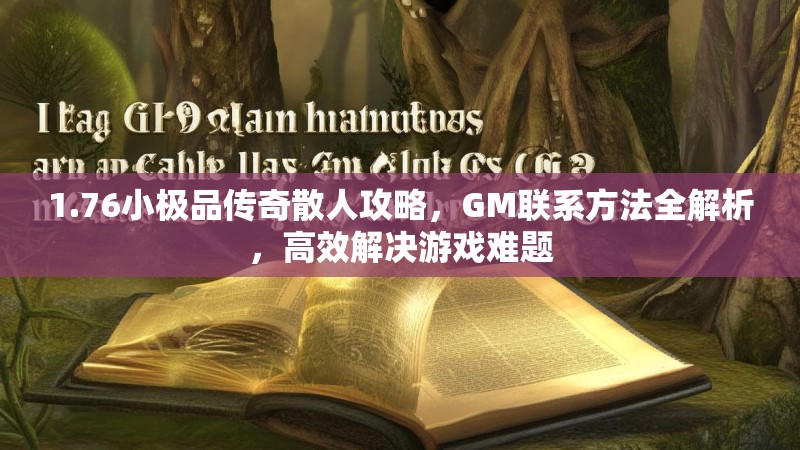 1.76小极品传奇散人攻略,GM联系方法全解析,高效解决游戏难题