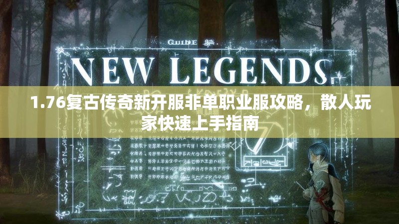 1.76复古传奇新开服非单职业服攻略,散人玩家快速上手指南
