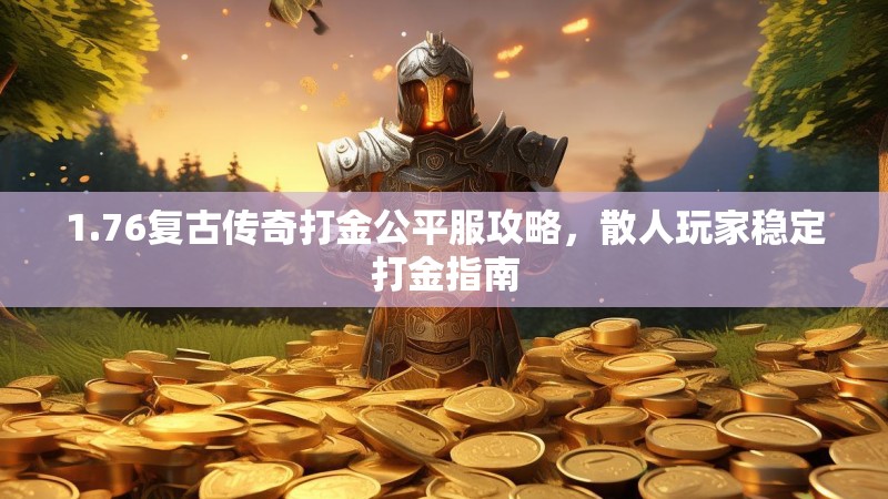 1.76复古传奇打金公平服攻略,散人玩家稳定打金指南