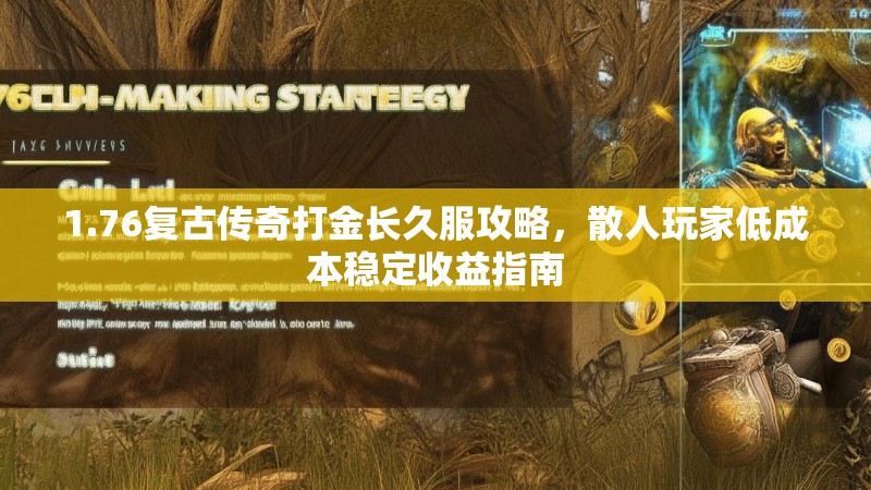 1.76复古传奇打金长久服攻略,散人玩家低成本稳定收益指南