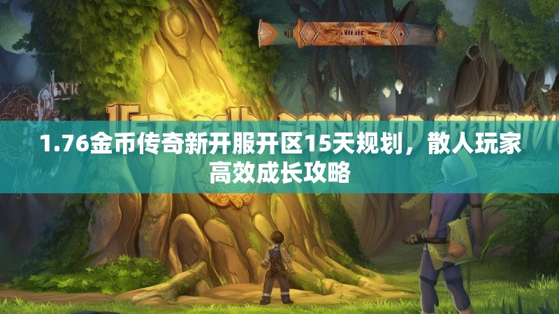 1.76金币传奇新开服开区15天规划，散人玩家高效成长攻略