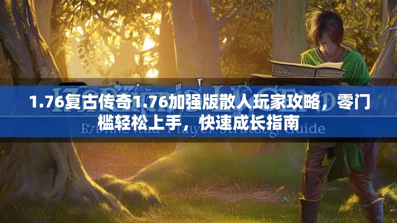 1.76复古传奇1.76加强版散人玩家攻略,零门槛轻松上手,快速成长指南
