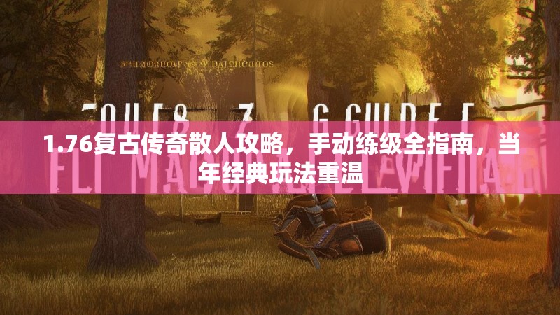 1.76复古传奇散人攻略,手动练级全指南,当年经典玩法重温
