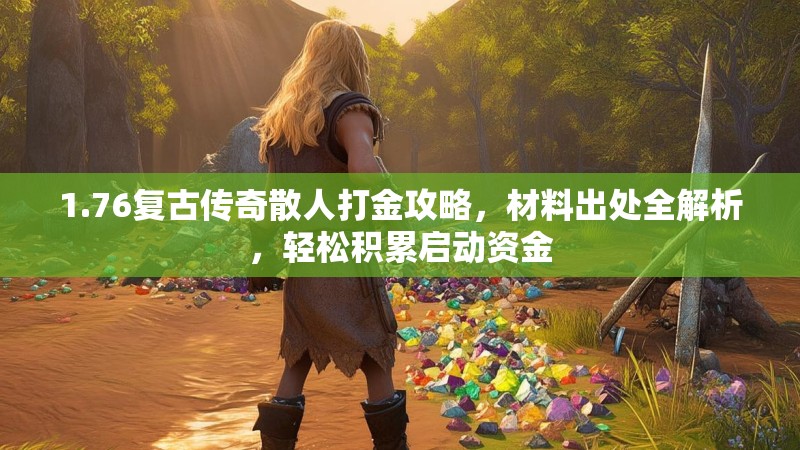 1.76复古传奇散人打金攻略,材料出处全解析,轻松积累启动资金