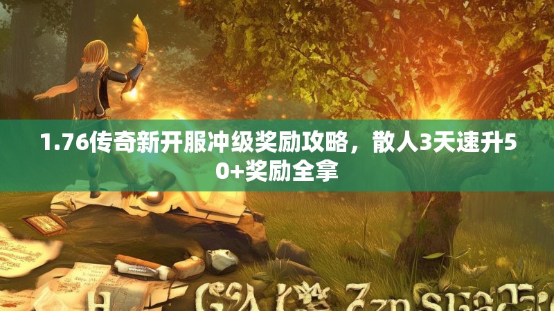 1.76传奇新开服冲级奖励攻略,散人3天速升50+奖励全拿