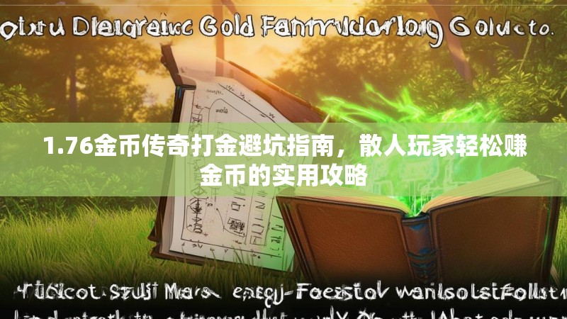 1.76金币传奇打金避坑指南,散人玩家轻松赚金币的实用攻略