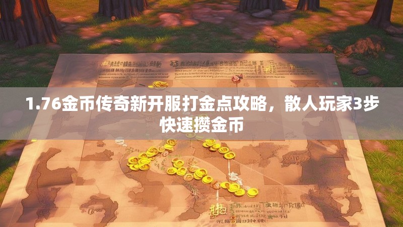 1.76金币传奇新开服打金点攻略，散人玩家3步快速攒金币