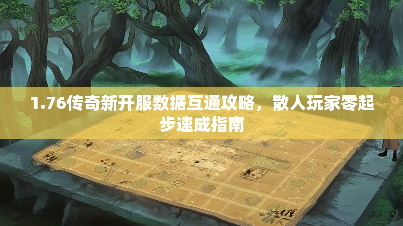 1.76传奇新开服数据互通攻略,散人玩家零起步速成指南