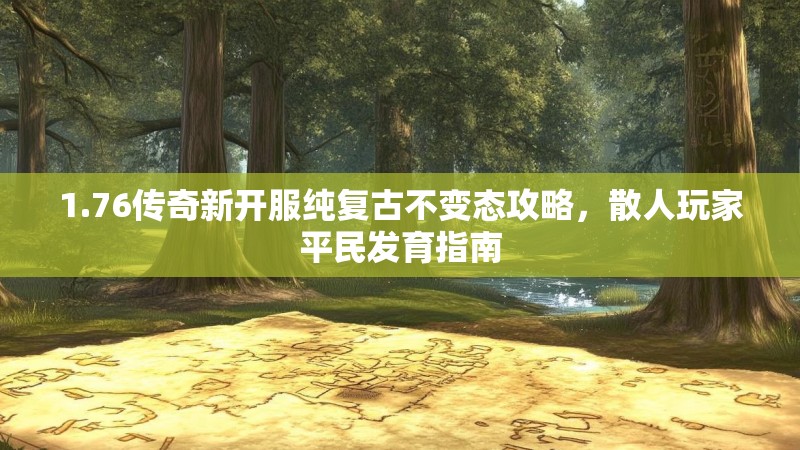 1.76传奇新开服纯复古不变态攻略，散人玩家平民发育指南