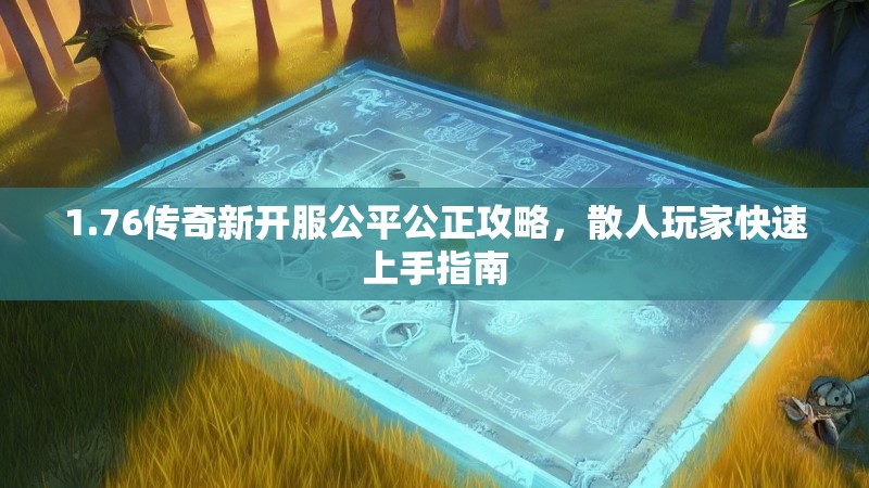1.76传奇新开服公平公正攻略，散人玩家快速上手指南
