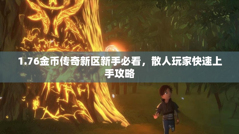 1.76金币传奇新区新手必看,散人玩家快速上手攻略