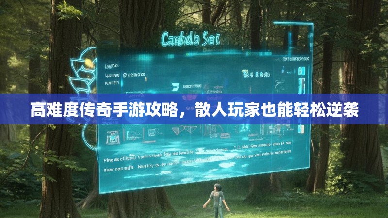 高难度传奇手游攻略，散人玩家也能轻松逆袭