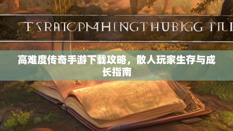 高难度传奇手游下载攻略，散人玩家生存与成长指南