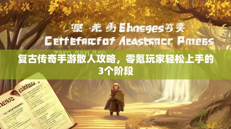 复古传奇手游散人攻略，零氪玩家轻松上手的3个阶段