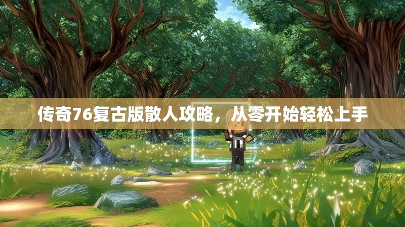 传奇76复古版散人攻略,从零开始轻松上手
