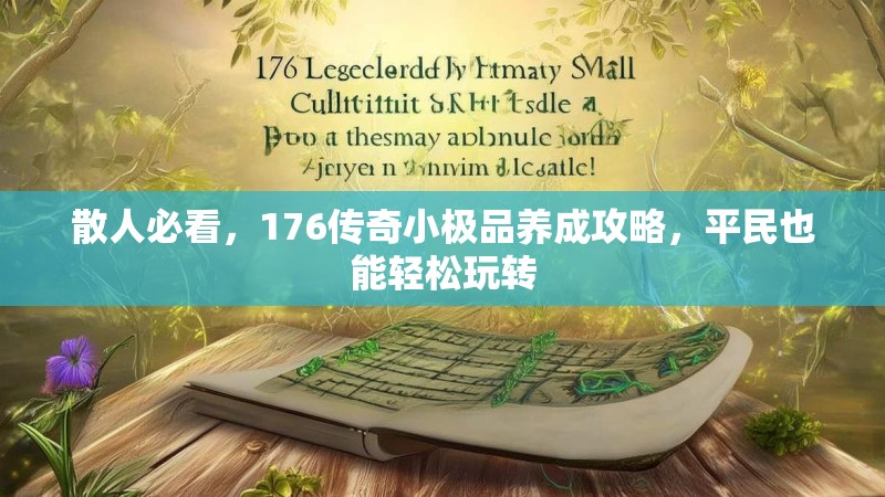 散人必看,176传奇小极品养成攻略,平民也能轻松玩转