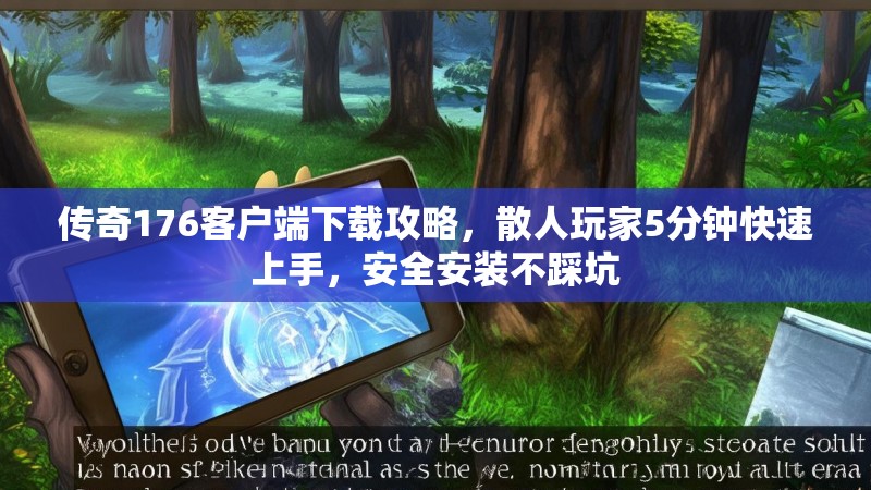 传奇176客户端下载攻略，散人玩家5分钟快速上手，安全安装不踩坑