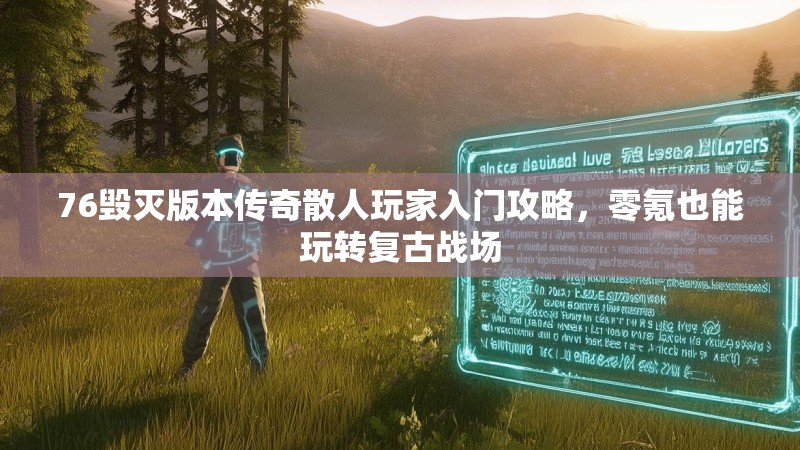 76毁灭版本传奇散人玩家入门攻略，零氪也能玩转复古战场