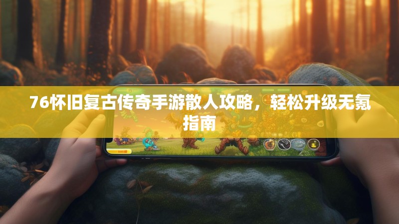 76怀旧复古传奇手游散人攻略，轻松升级无氪指南
