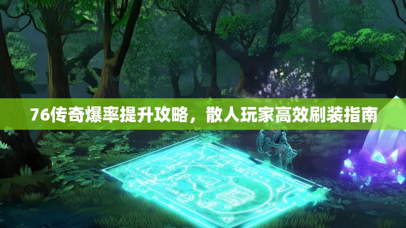 76传奇爆率提升攻略，散人玩家高效刷装指南