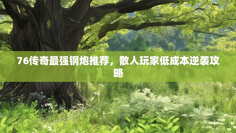 76传奇最强钢炮推荐，散人玩家低成本逆袭攻略
