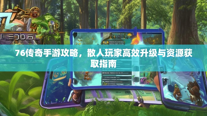 76传奇手游攻略,散人玩家高效升级与资源获取指南