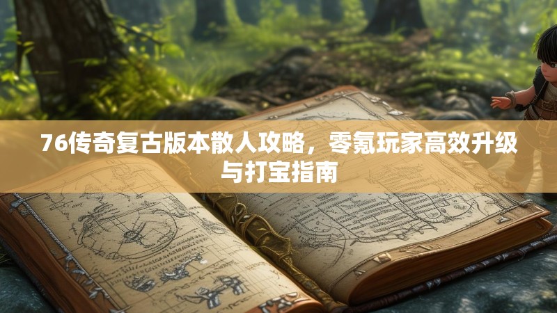 76传奇复古版本散人攻略,零氪玩家高效升级与打宝指南