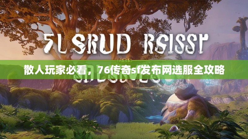 散人玩家必看,76传奇sf发布网选服全攻略