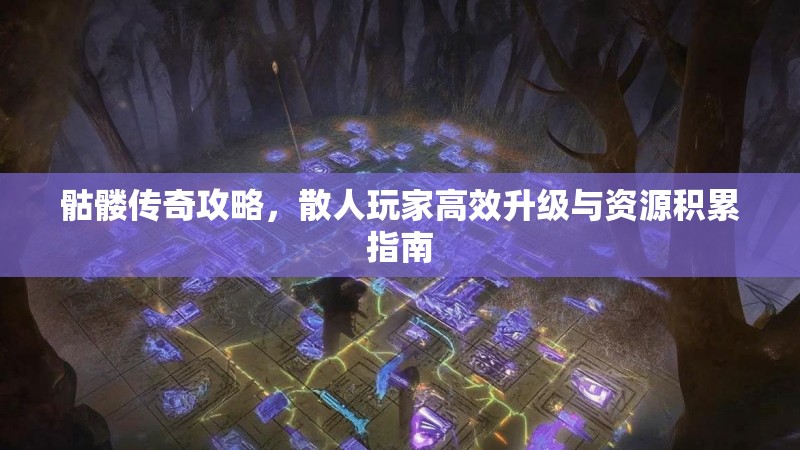 骷髅传奇攻略,散人玩家高效升级与资源积累指南