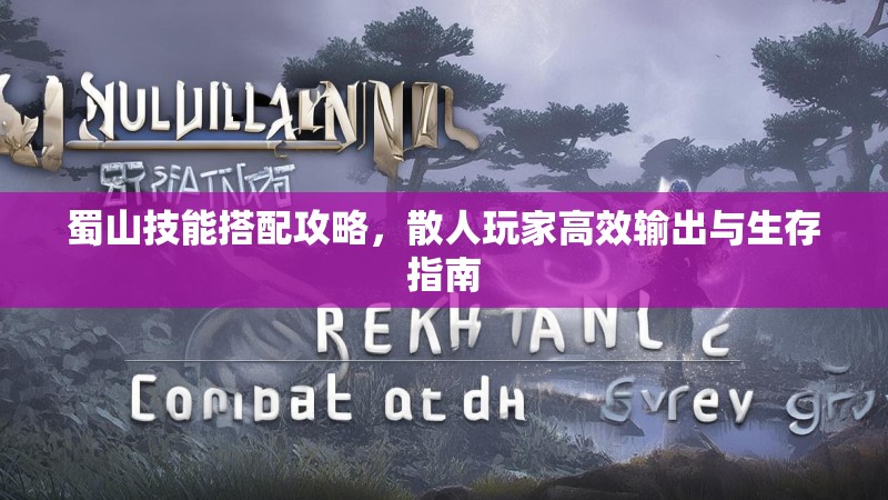蜀山技能搭配攻略,散人玩家高效输出与生存指南