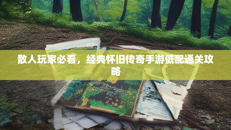 散人玩家必看，经典怀旧传奇手游低配通关攻略