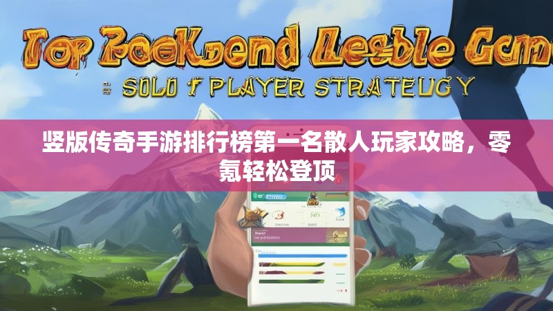 竖版传奇手游排行榜第一名散人玩家攻略,零氪轻松登顶