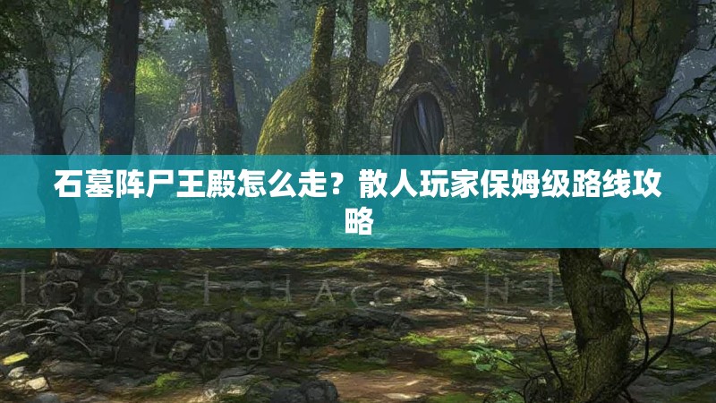 石墓阵尸王殿怎么走？散人玩家保姆级路线攻略