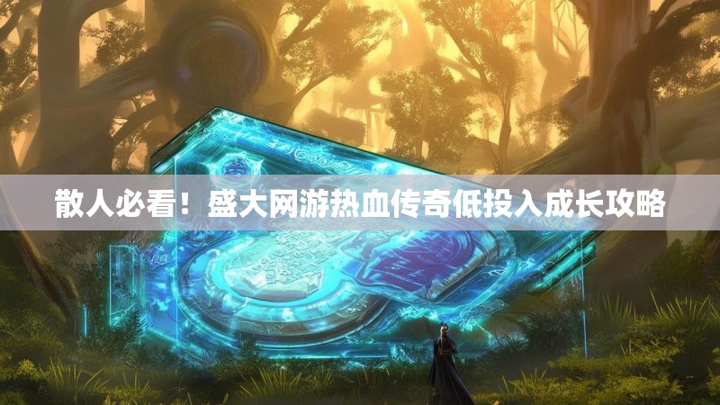 散人必看!盛大网游热血传奇低投入成长攻略