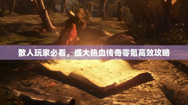 散人玩家必看，盛大热血传奇零氪高效攻略