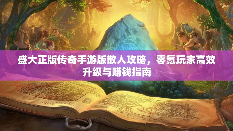 盛大正版传奇手游版散人攻略，零氪玩家高效升级与赚钱指南