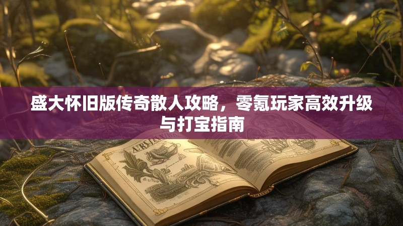 盛大怀旧版传奇散人攻略，零氪玩家高效升级与打宝指南