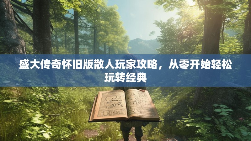 盛大传奇怀旧版散人玩家攻略,从零开始轻松玩转经典
