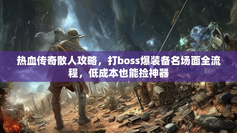 热血传奇散人攻略,打boss爆装备名场面全流程,低成本也能捡神器