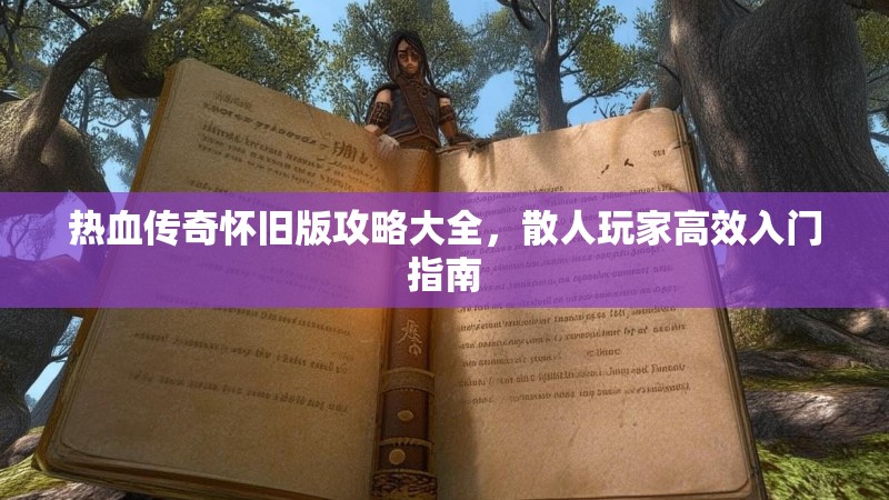 热血传奇怀旧版攻略大全,散人玩家高效入门指南