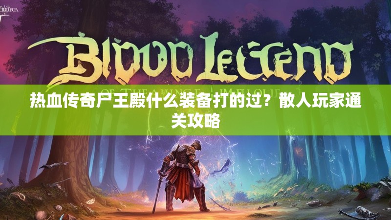 热血传奇尸王殿什么装备打的过?散人玩家通关攻略