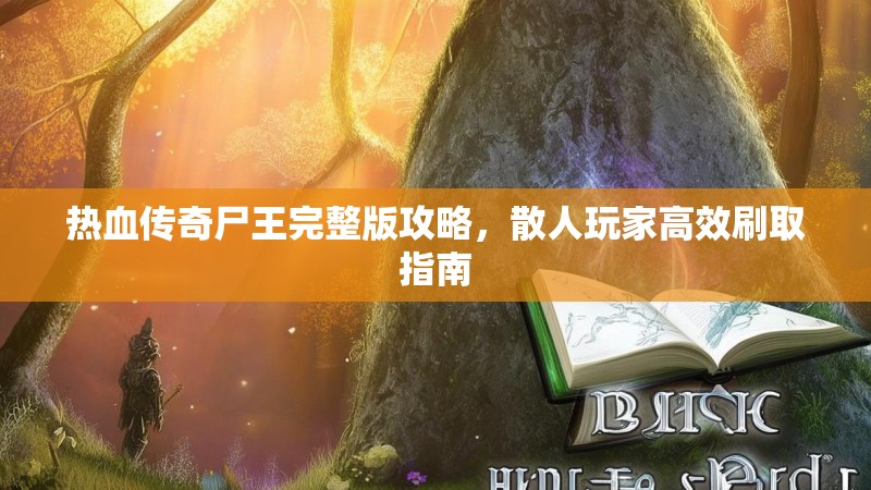 热血传奇尸王完整版攻略，散人玩家高效刷取指南