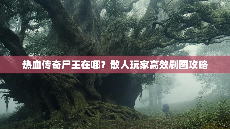 热血传奇尸王在哪?散人玩家高效刷图攻略