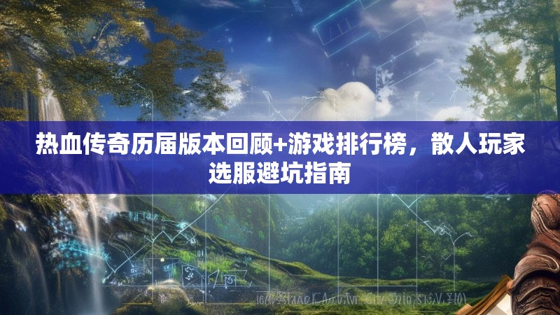 热血传奇历届版本回顾+游戏排行榜,散人玩家选服避坑指南