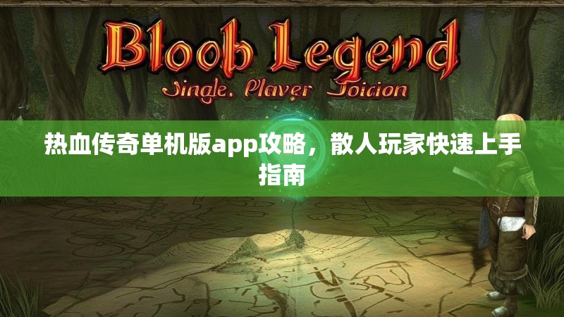 热血传奇单机版app攻略，散人玩家快速上手指南