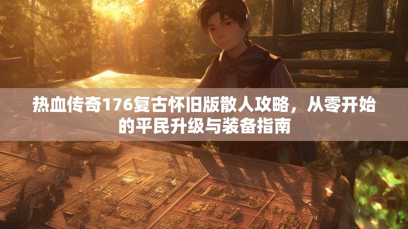 热血传奇176复古怀旧版散人攻略,从零开始的平民升级与装备指南
